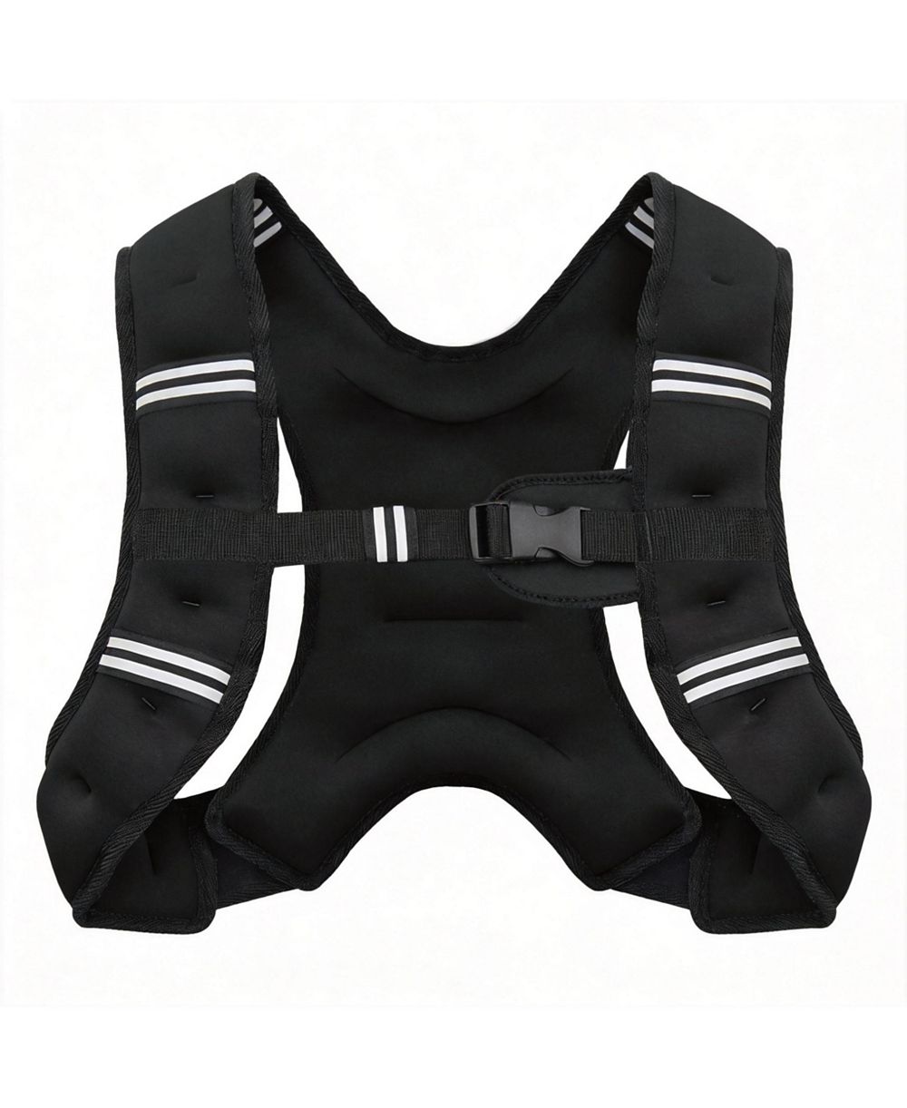 AOFAR Weighted Vest Adjustable Reflective Strength Running Workout Jogging Walking
