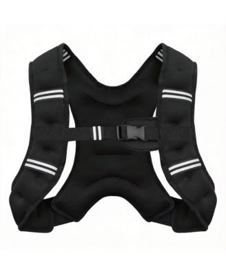 AOFAR Weighted Vest Adjustable Reflective Strength Running Workout Jogging Walking
