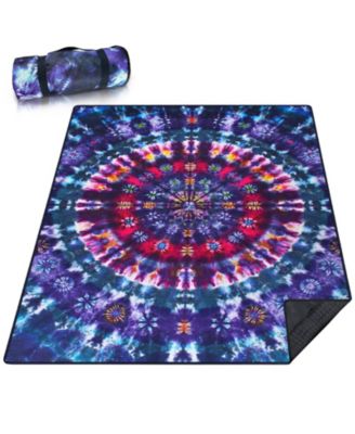 Blue tie dye
