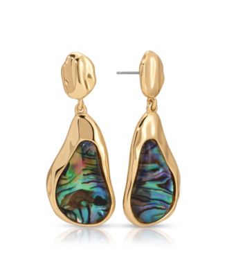 ETTIKA Hidden Gem Abalone Earrings