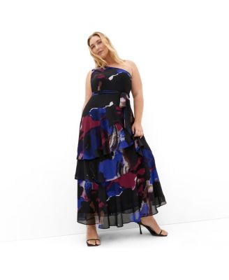 Женское платье макси CITY CHIC Plus Size Rendezvous