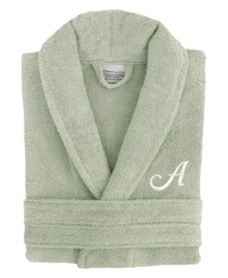 Linum Home Linum Font 100% Turkish Cotton Unisex Terry Bathrobe