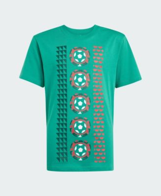 adidas Зеленая футболка сборной Мексики для мальчиков и девочек