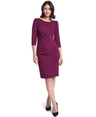 Jessica Howard Women's Boat Neck Sheath Dress