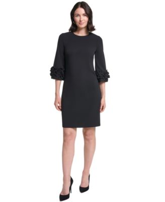 Jessica Howard Women's Crew Neck Shift Dress