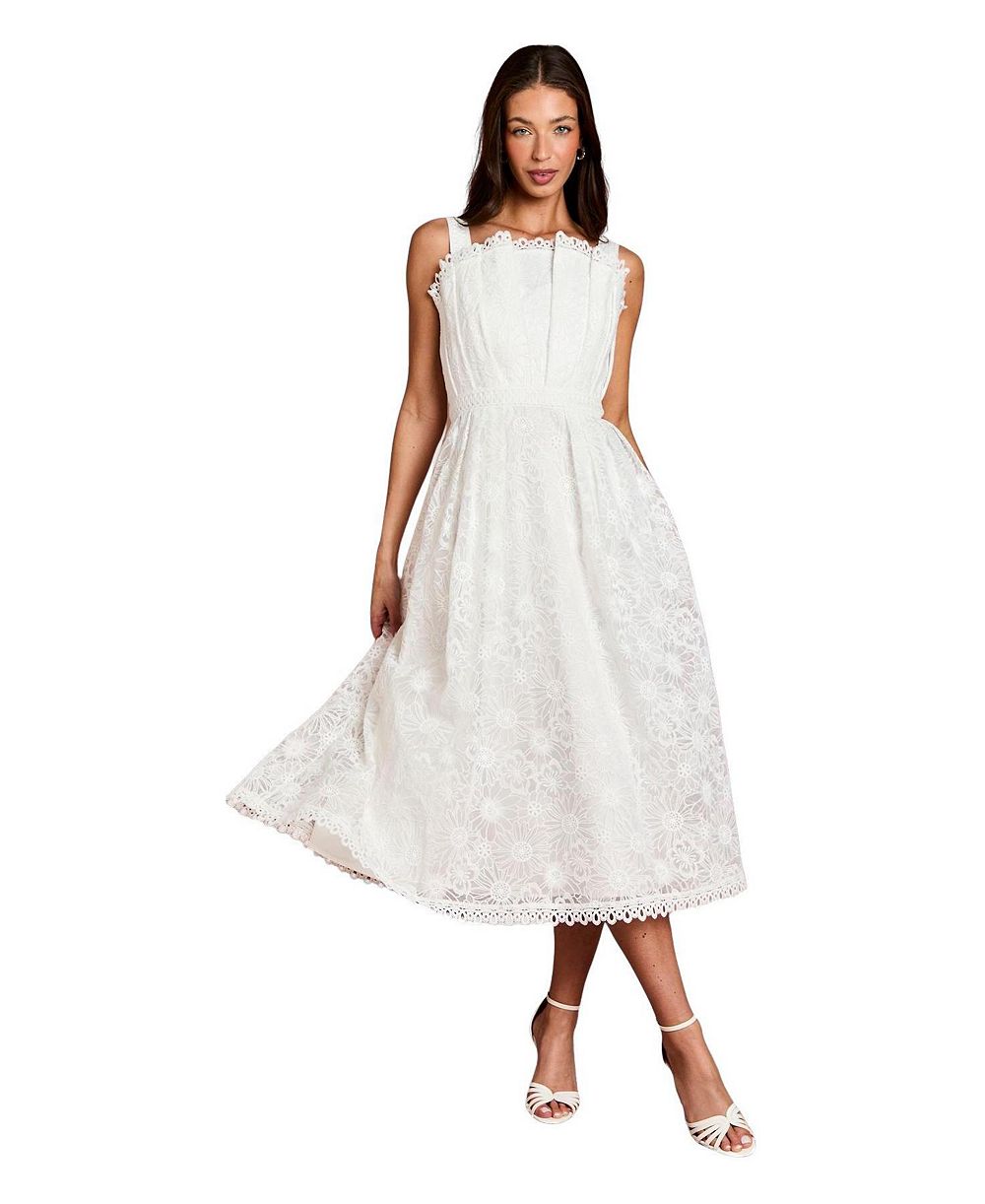 Женское миди-платье Coast Embroidered Lace Midi Dress