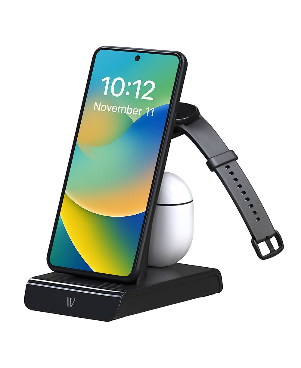 Wasserstein 3-in-1 Adjustable USB-C Charging Station for Google Pixel, Pixel Buds, and Pixel Watch 4 (41mm and 45mm)