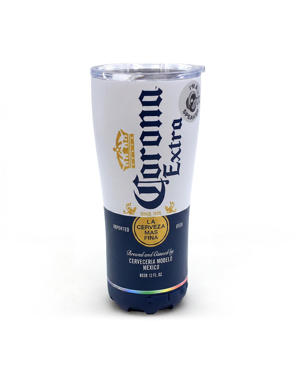 Термокружка Modelo 16oz из нержавеющей стали со встроенным водонепроницаемым Bluetooth-динамиком и LED-подсветкой