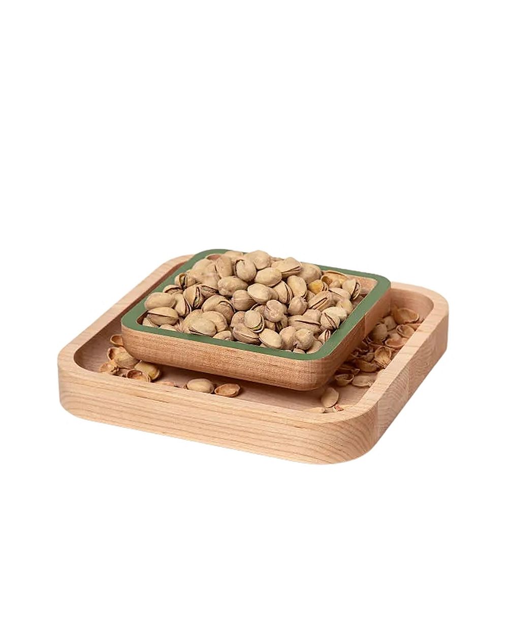 Салатница Uncommon Goods Pistachio Pedestal Nut Bowl