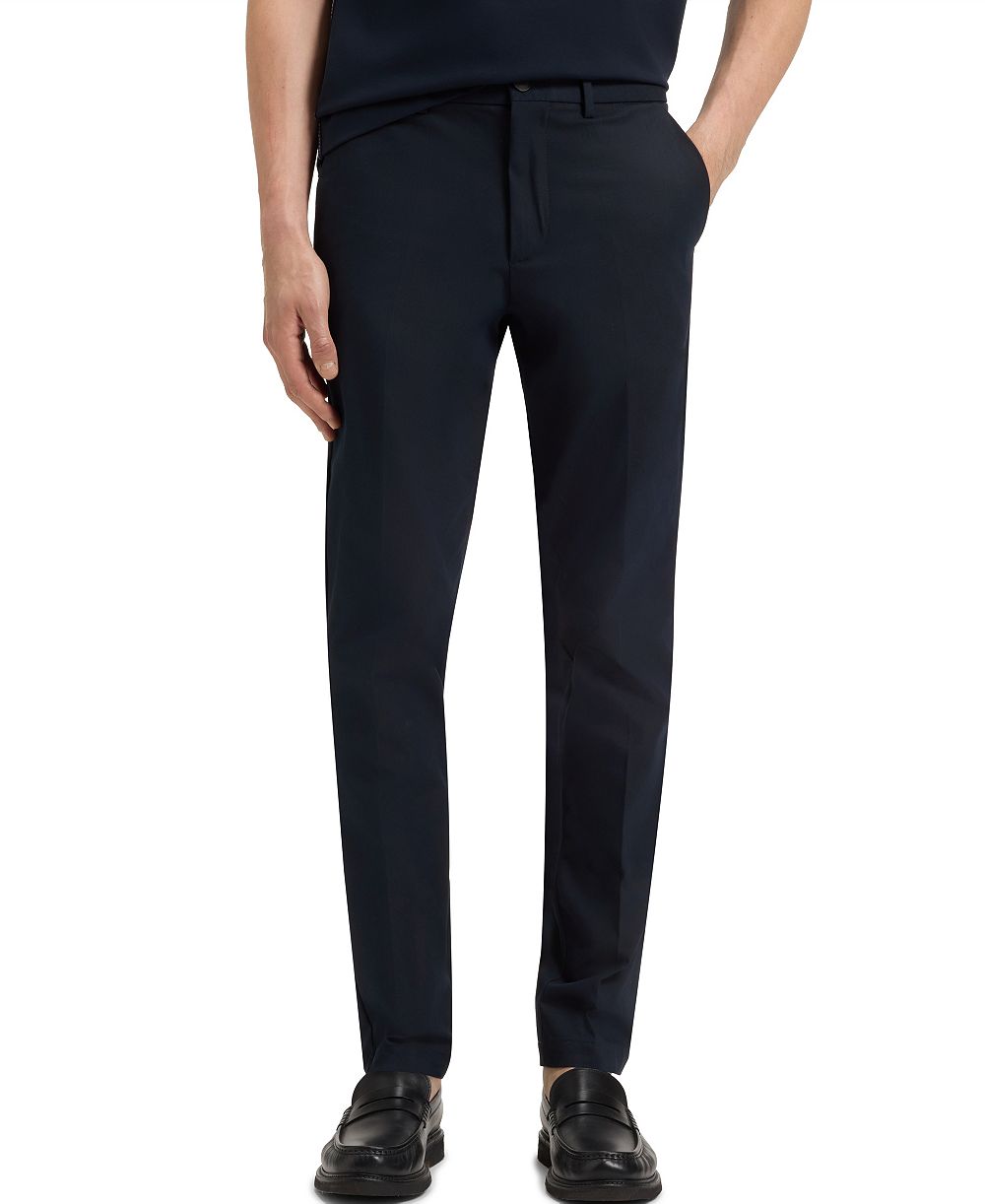 BOSS by Hugo Boss Men's Four-Way Stretch Fabric Slim-Fit Trousers