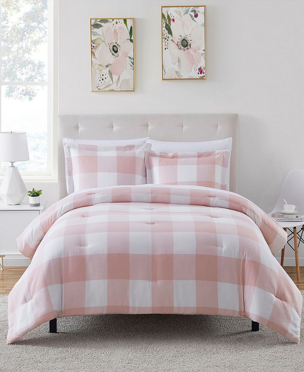 Sweet Home Collection Herringbone Weave Buffalo Check комплект постельного белья из 7 предметов, Full