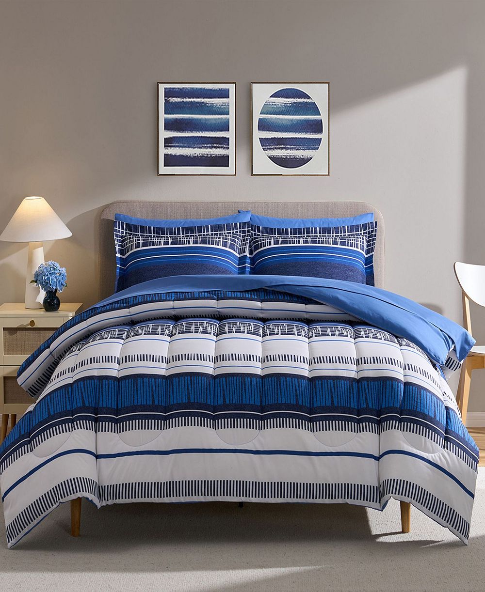Sweet Home Collection Mediterranean Down Alternative комплект постельного белья из 7 предметов, King
