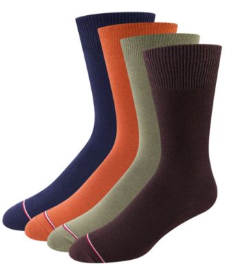 Tommy Hilfiger мужские носки с рибаной на манжете, 4 шт.