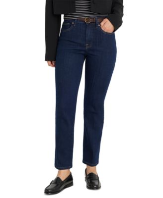Женские джинсы Good American Mid-Rise Straight-Leg, Regular & Plus Size