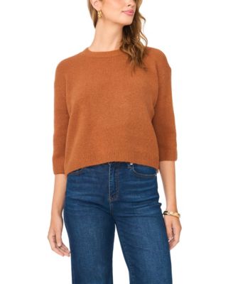 Женский джемпер Vince Camuto 3/4-Sleeve Crewneck Pullover