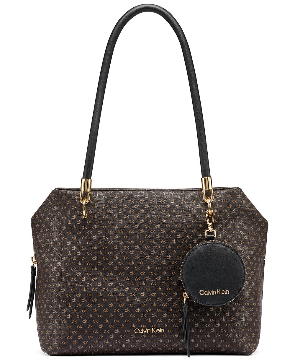 Calvin Klein Waverly Zip-Top Extra-Large Tote Handbag