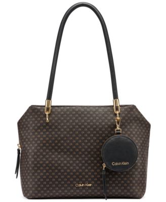 Calvin Klein Waverly Zip-Top Extra-Large Tote Handbag