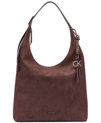 Calvin Klein Большая сумка-хобо из искусственной замши Erina