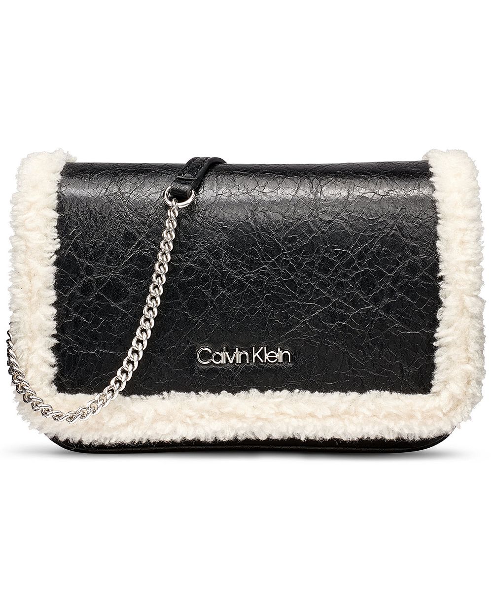 Calvin Klein мини-сумка через плечу Emma Sherpa