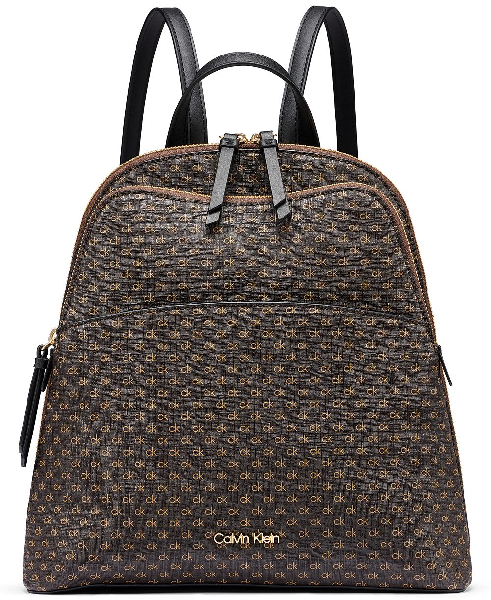 Calvin Klein Classic Sylvie Multi-Pocket Backpack Messenger