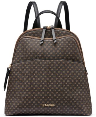 Calvin Klein Classic Sylvie Multi-Pocket Backpack Messenger