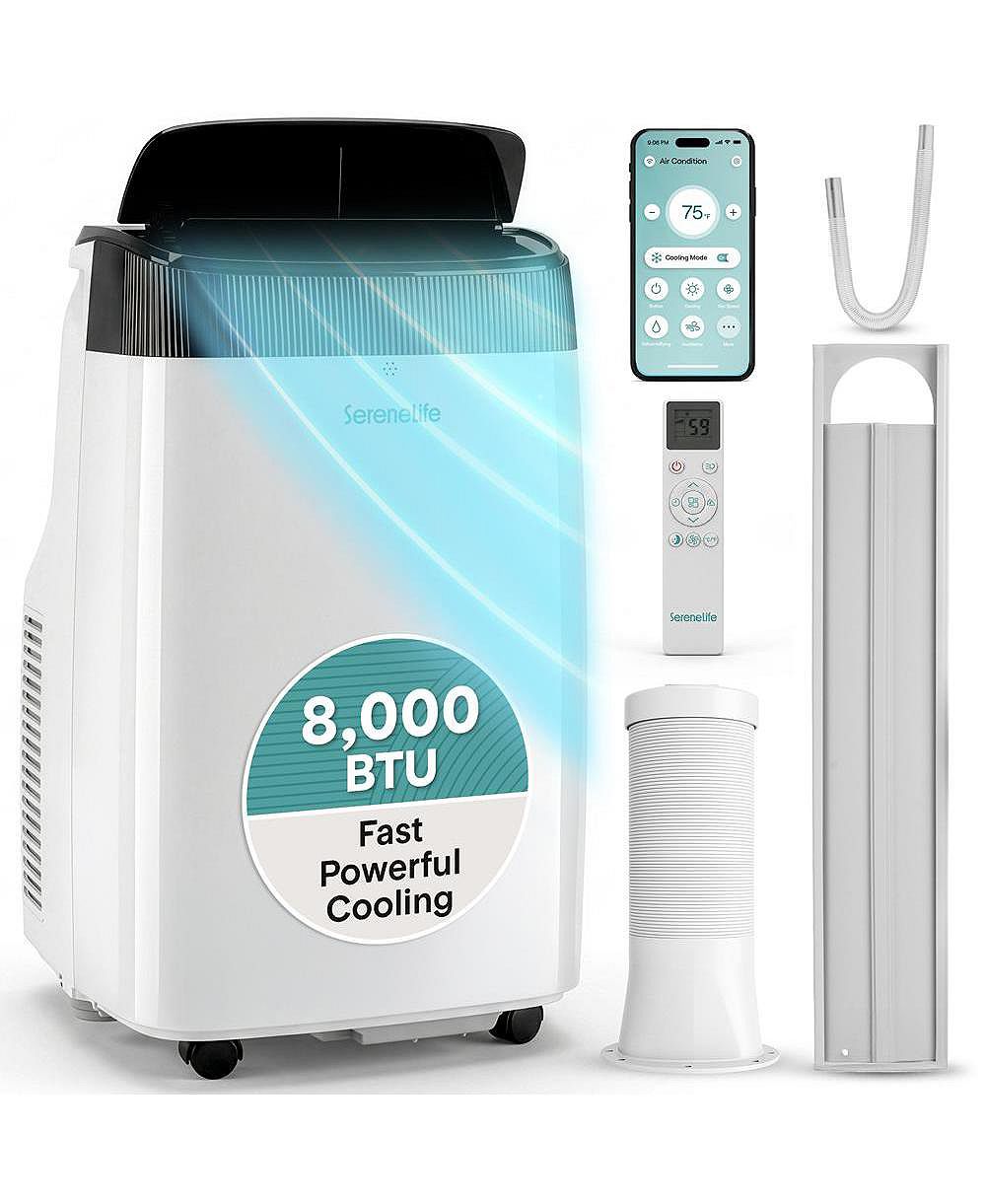 SereneLife портативный кондиционер 8,000 BTU с WiFi