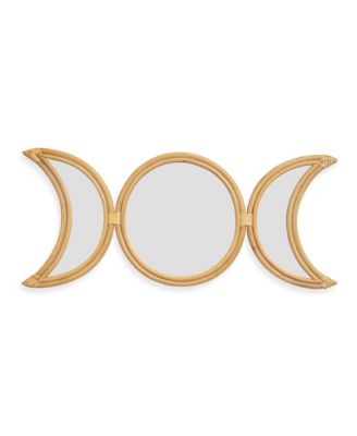 Настенное зеркало The Artisan & Company Rattan Crescent Moon
