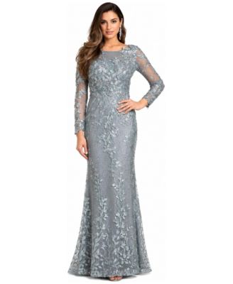 Женское платье Lara Long Sleeve Lace With Lace Appliques