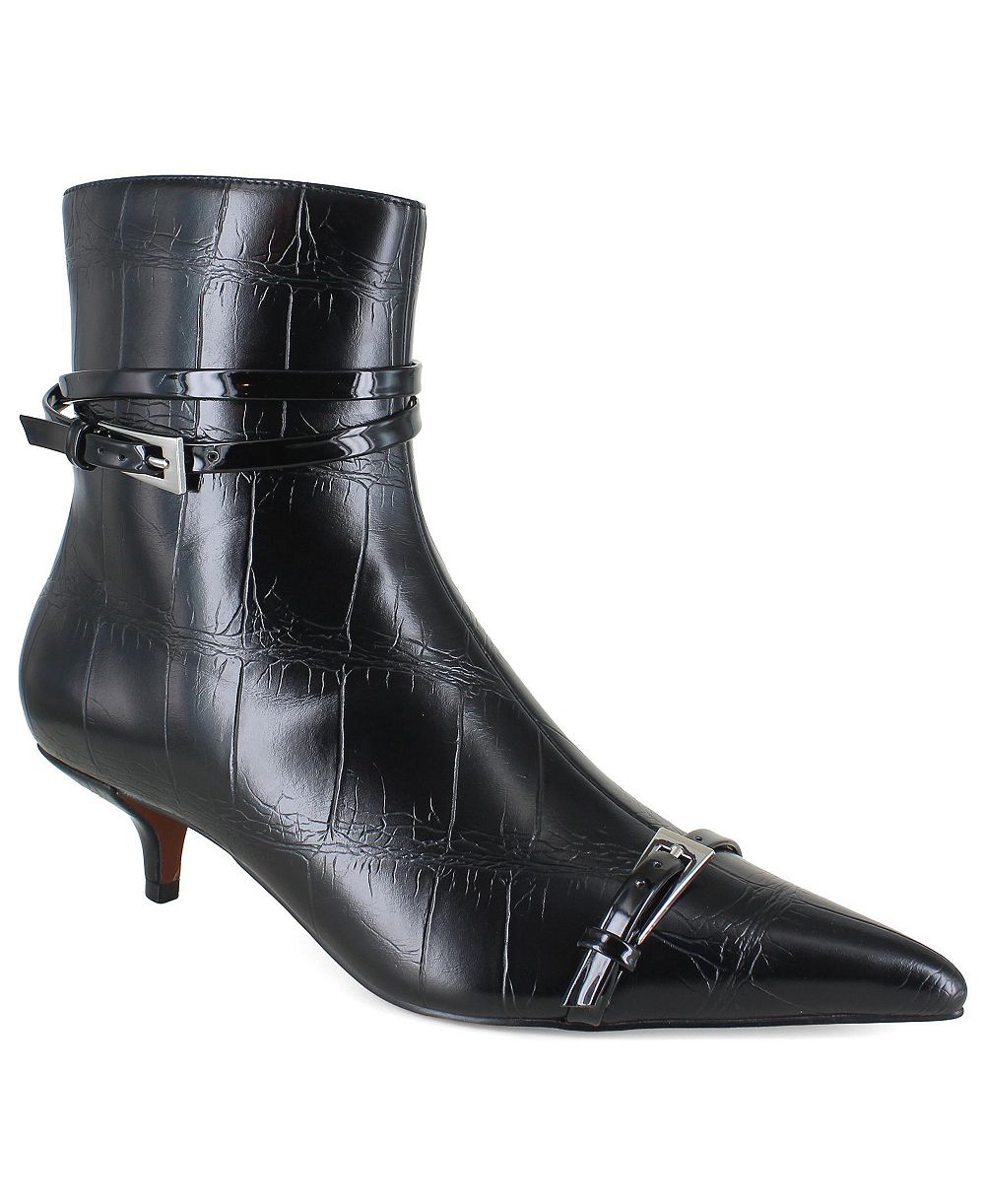BCBG Women's Laurie Kitten Heel Bootie