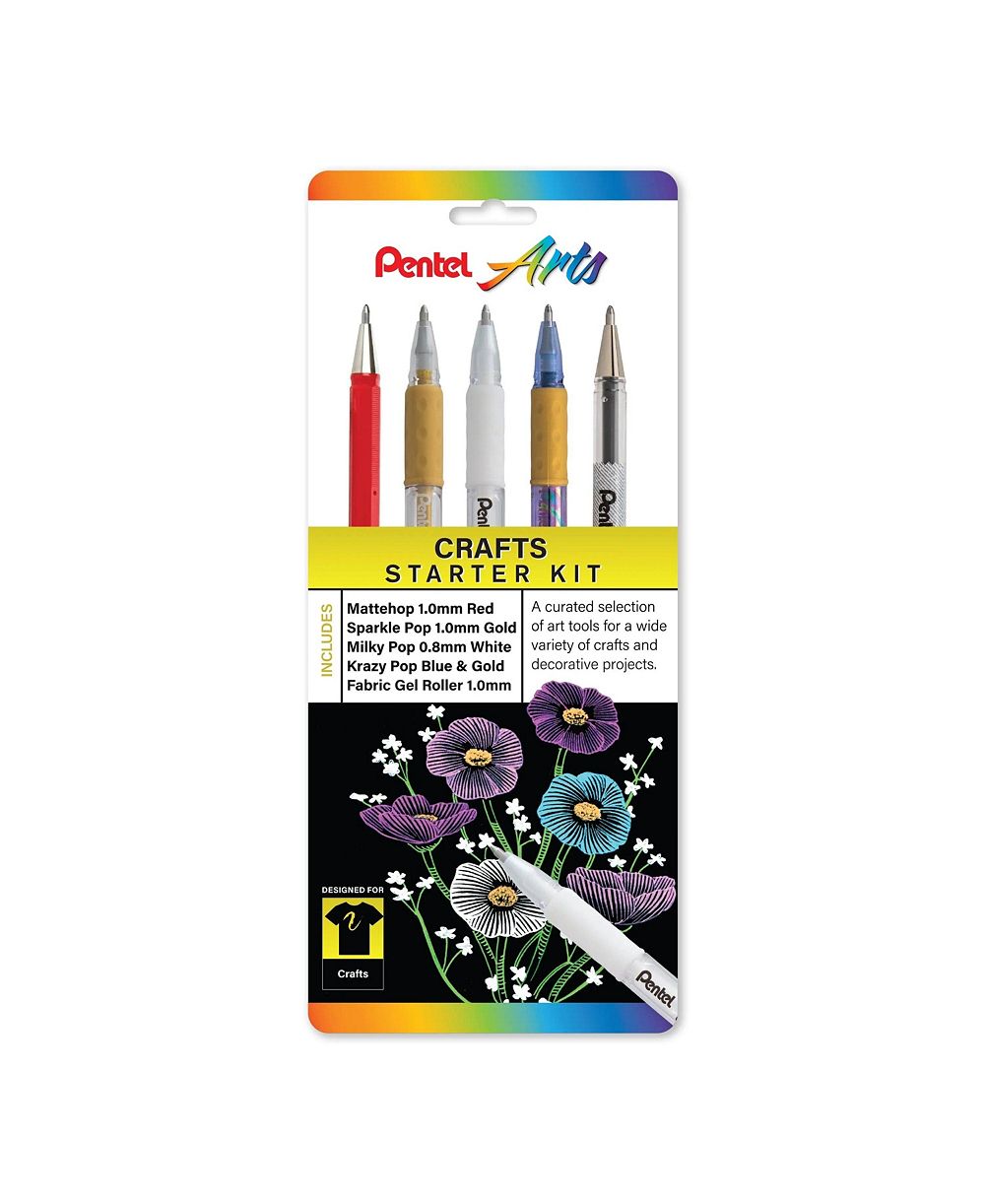 Pentel Arts and Crafts Starter Kit 5 Pack
