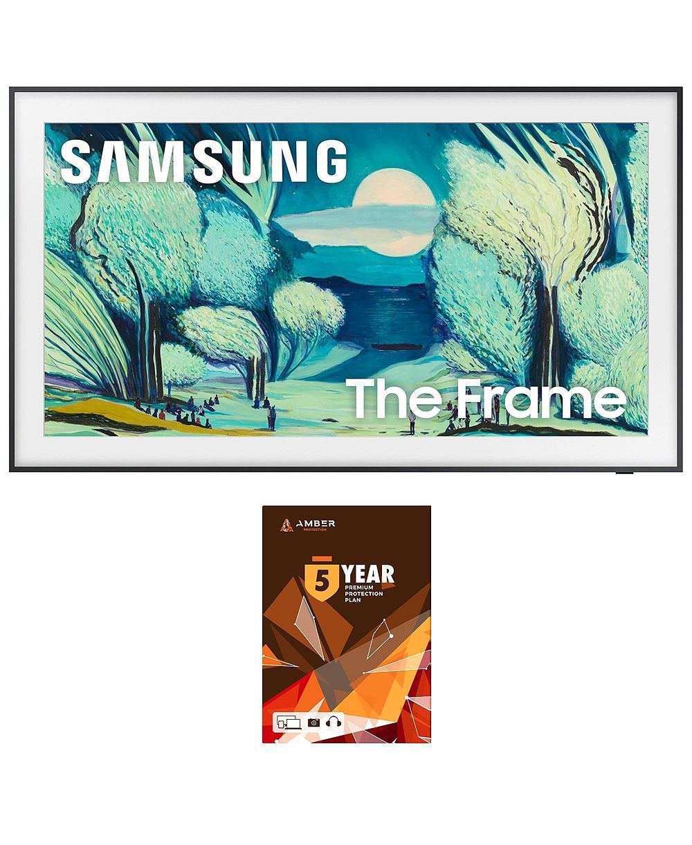 Смарт-телевизор Samsung The Frame QLED 4K 65 Inch с планом защиты Amber (2025)