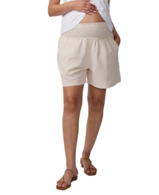 Ingrid + Isabel Женские Ingrid + Isabel Smocked Linen Short