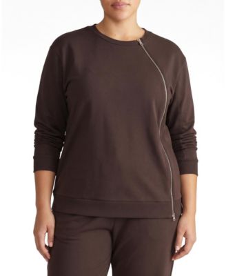 Universal Standard Plus Size Meridien Zip Sweatshirt