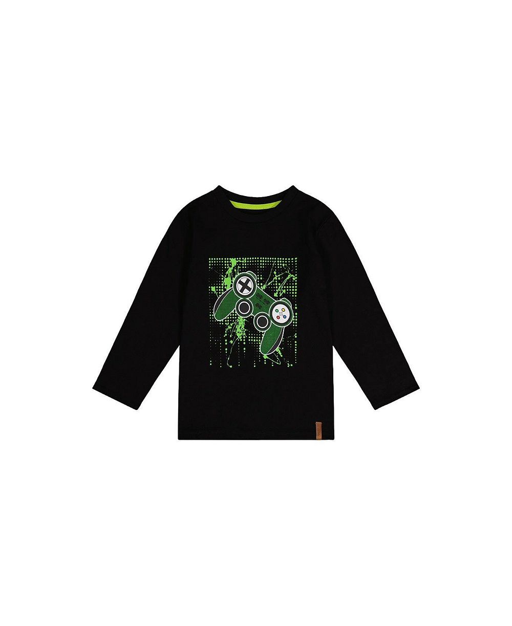Deux par Deux Little and Big Boy 6-12 Long Sleeve T-Shirt