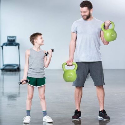 ZENY Kettlebell Set, Strength Training Kettlebells Weight Set for Women, Vinyl Coated Kettle Bell for Home Gym Workout Weight Lifting Equipment