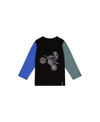Deux par Deux Лонго sleeve T-Shirt для мальчиков 6-12