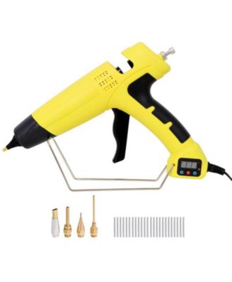YOBTOP DIY Craft Tools -550W Hot Glue Gun with Display,Temperature Adjustable Professional Thermo Tool,4 Replacement Nozzles,24Pcs Glue Sticks