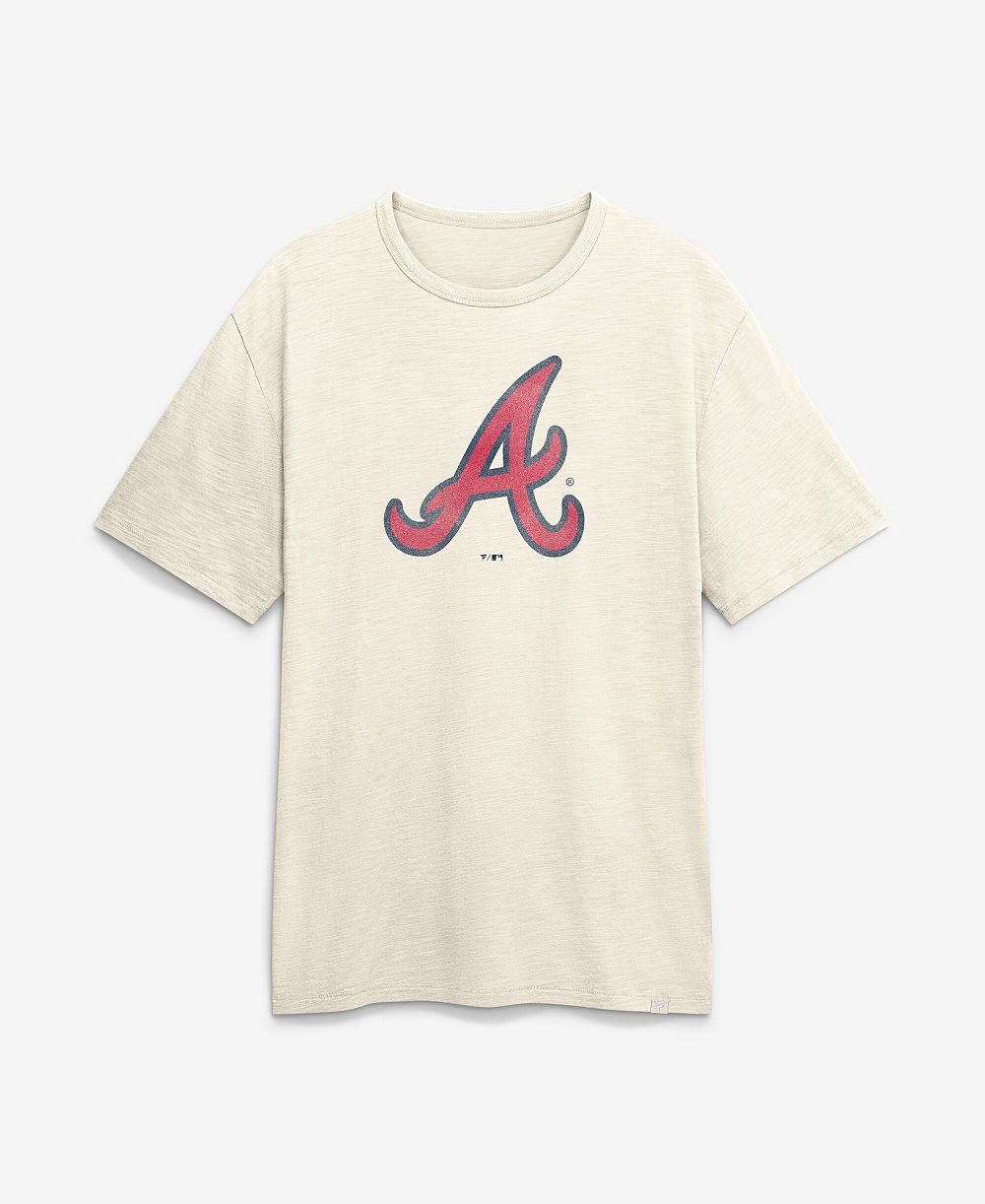 Fanatics Мужская футболка Atlanta Braves в кремовом цвете