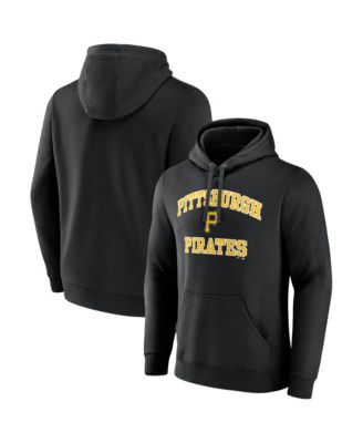 Мужской черный худи Logo Athletic Pittsburgh Pirates Heart Soul