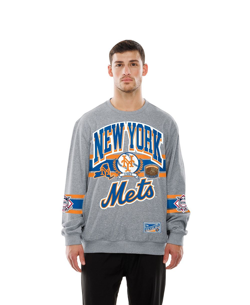Мужской свитшот New Era Gray New York Mets Sport Classics Sweatshirt