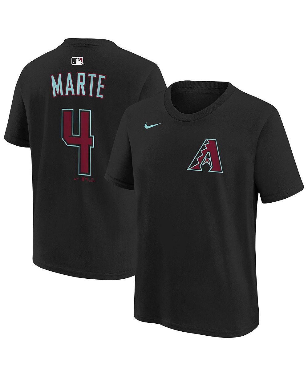 Nike футболка Ketel Marte Black Arizona Diamondbacks для мальчиков и девочек