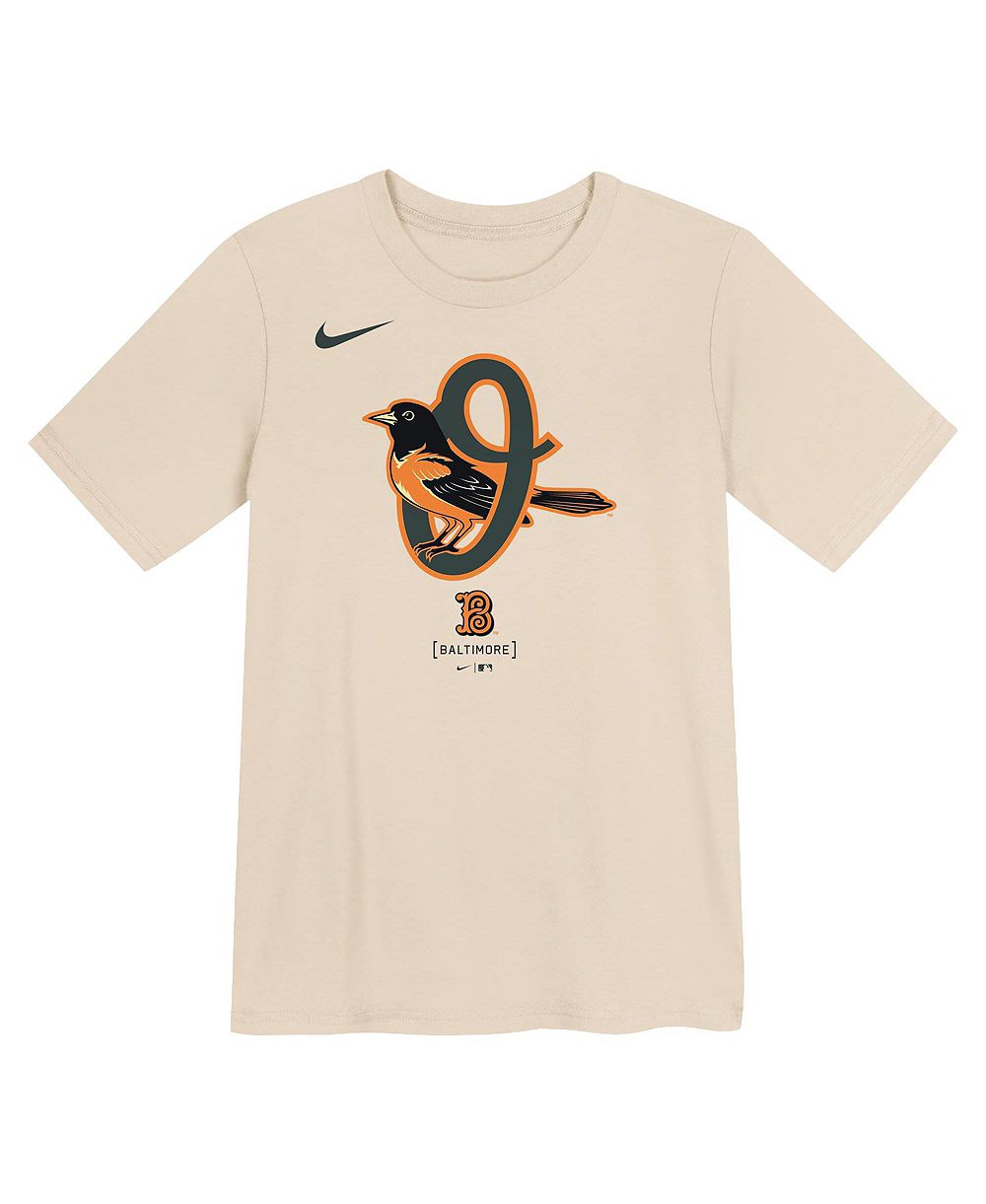 Nike Preschool Cream Baltimore Orioles 2026 City Connect Logo T-Shirt