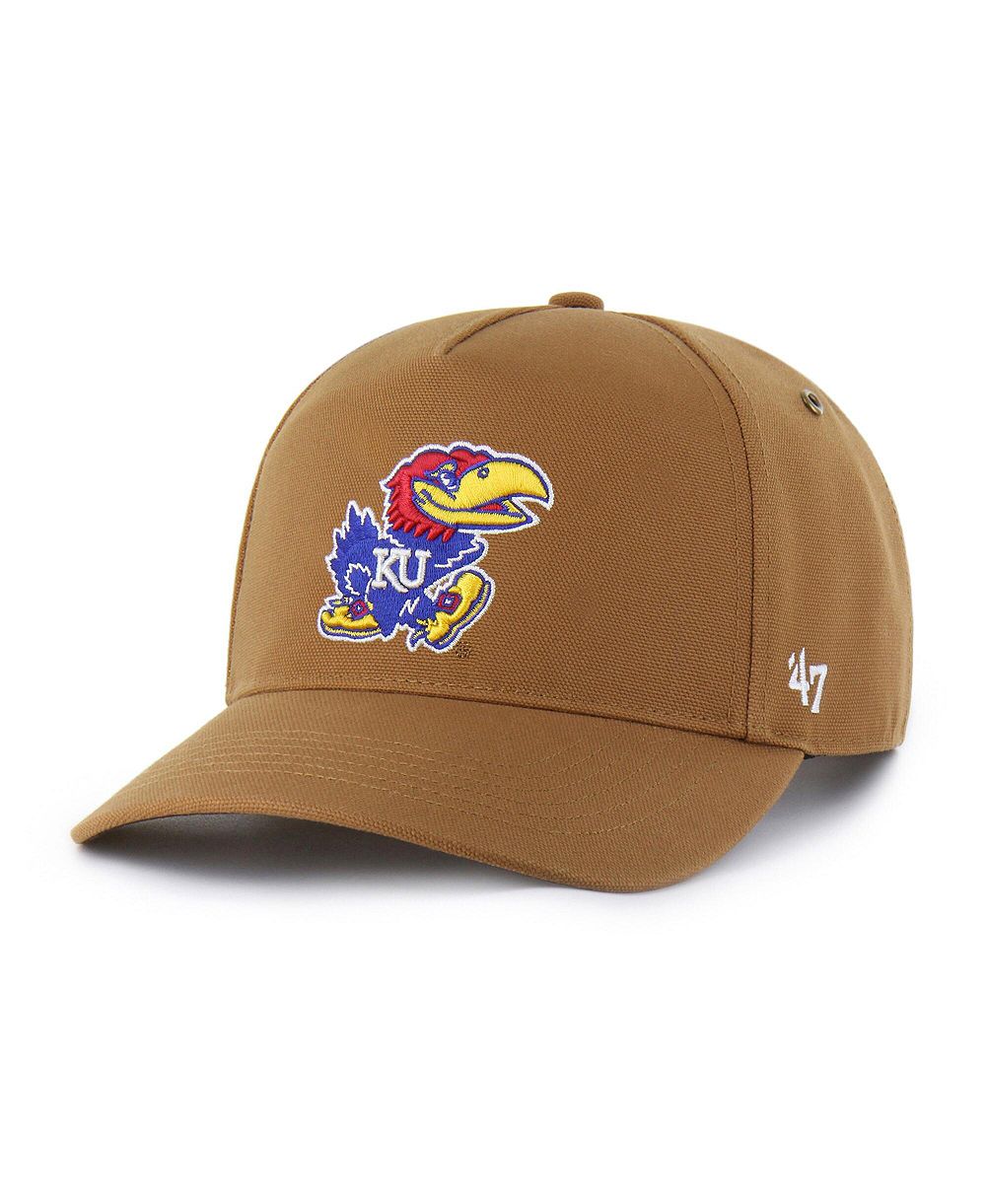 '47 Brand Мужская и Женская кепка Carhartt x Brown Kansas Jayhawks Hitch Adjustable