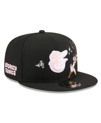 New Era Men's Black Baltimore Orioles Looney Tunes Lola Bunny 9FIFTY Snapback Hat