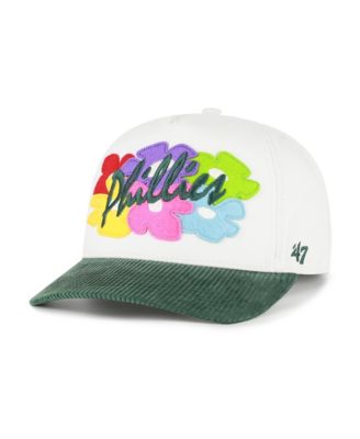 '47 Brand Men's White/Green Philadelphia Phillies Flora Gallery Hitch Adjustable Hat