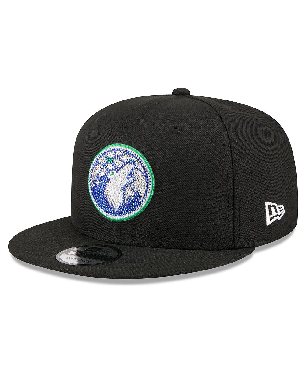 New Era Men's Black Minnesota Timberwolves 2026 NBA Draft Crystal 9FIFTY Snapback Hat