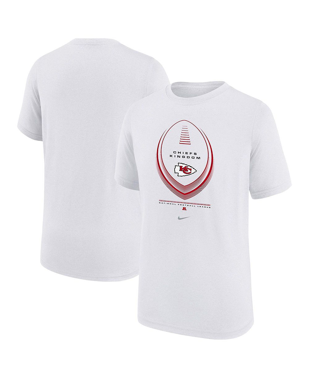 Детская футболка Nike White Kansas City Chiefs Icon Legend Dri-FIT