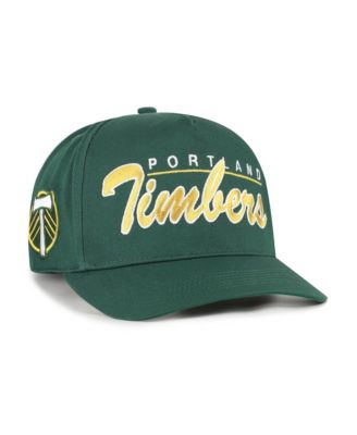 Мужская регулируемая кепка '47 Brand Portland Timbers Brushmark Hitch зеленого цвета
