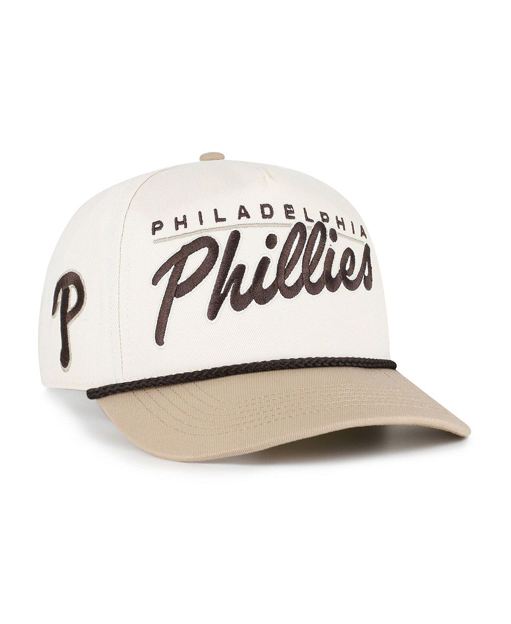 Му seseorangская ке文件的 '47 Brand Philadelphia Phillies Neutral Terrain Hitch Rope Adjustable Hat Natural/Tanély