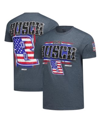 Classic Ink Men's Heather Gray Kyle Busch 3-Spot Lifestyle T-Shirt